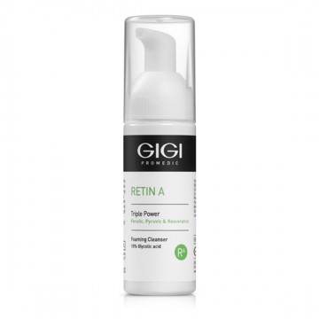 GIGI Retin A Triple Power Foaming Cleanser 10% Glycolic Acid 120ml